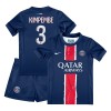 Conjunto (Camiseta+Pantalón Corto) Paris Saint-Germain Presnel Kimpembe 3 Primera Equipación 2024-25 - Niño